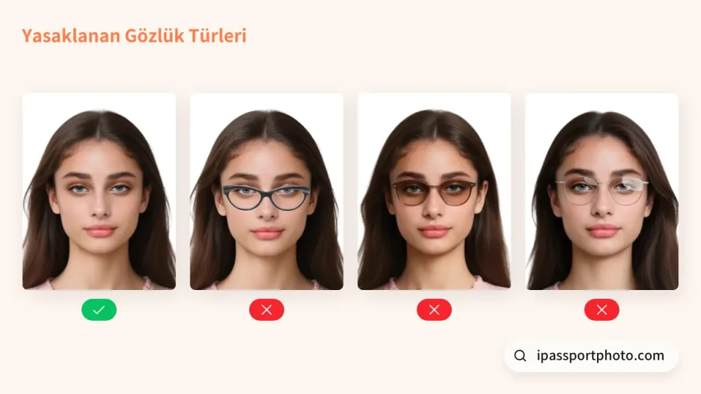 Biyometrik Fotoğraf Gözlüklü Olur Mu? 2 Yasaklanan Gözlük Türleri